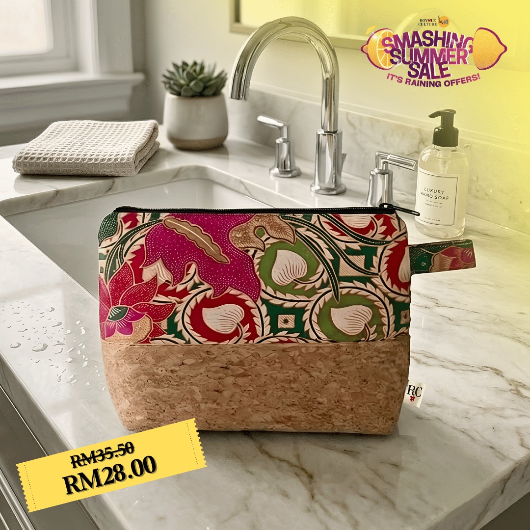 Batik Toiletries Pouch (L)