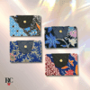 Gold Buckle Batik Name Card Holders