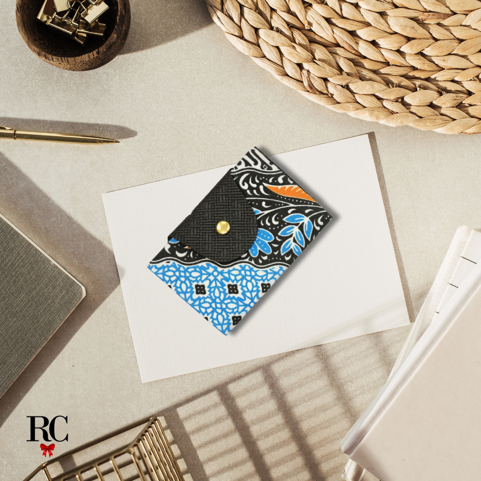 Gold Buckle Batik Name Card Holders - Image 5