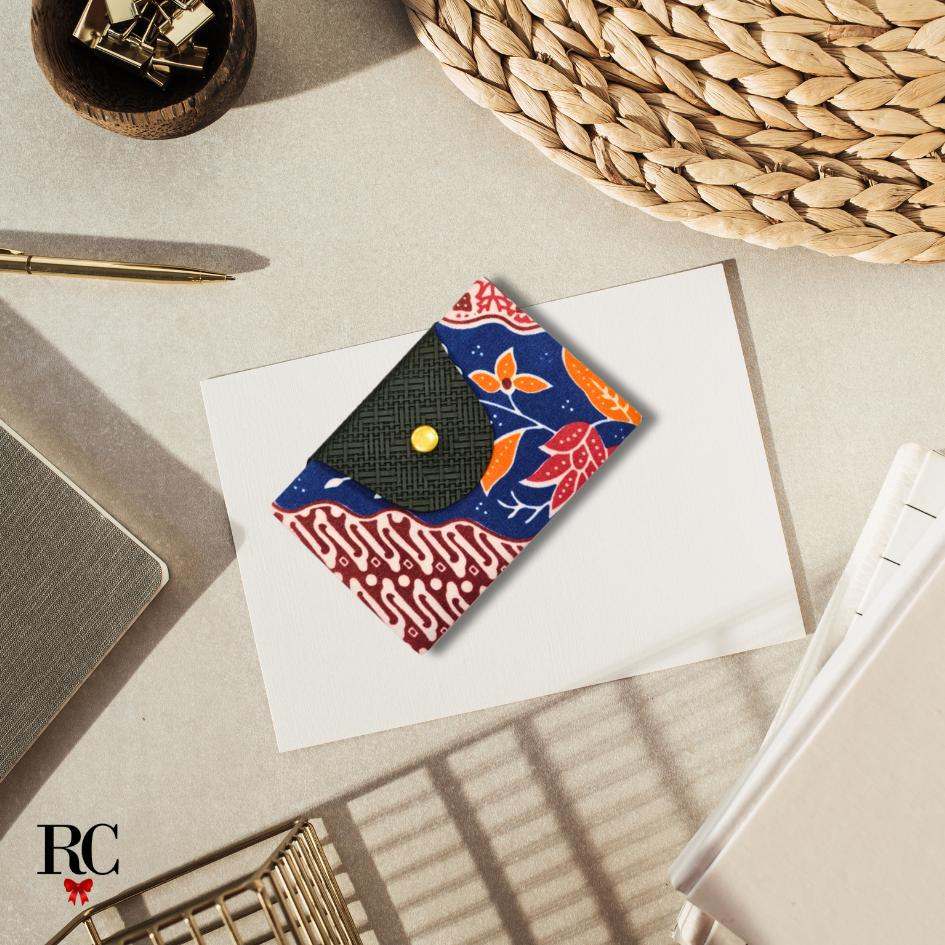 Gold Buckle Batik Name Card Holders - Image 4