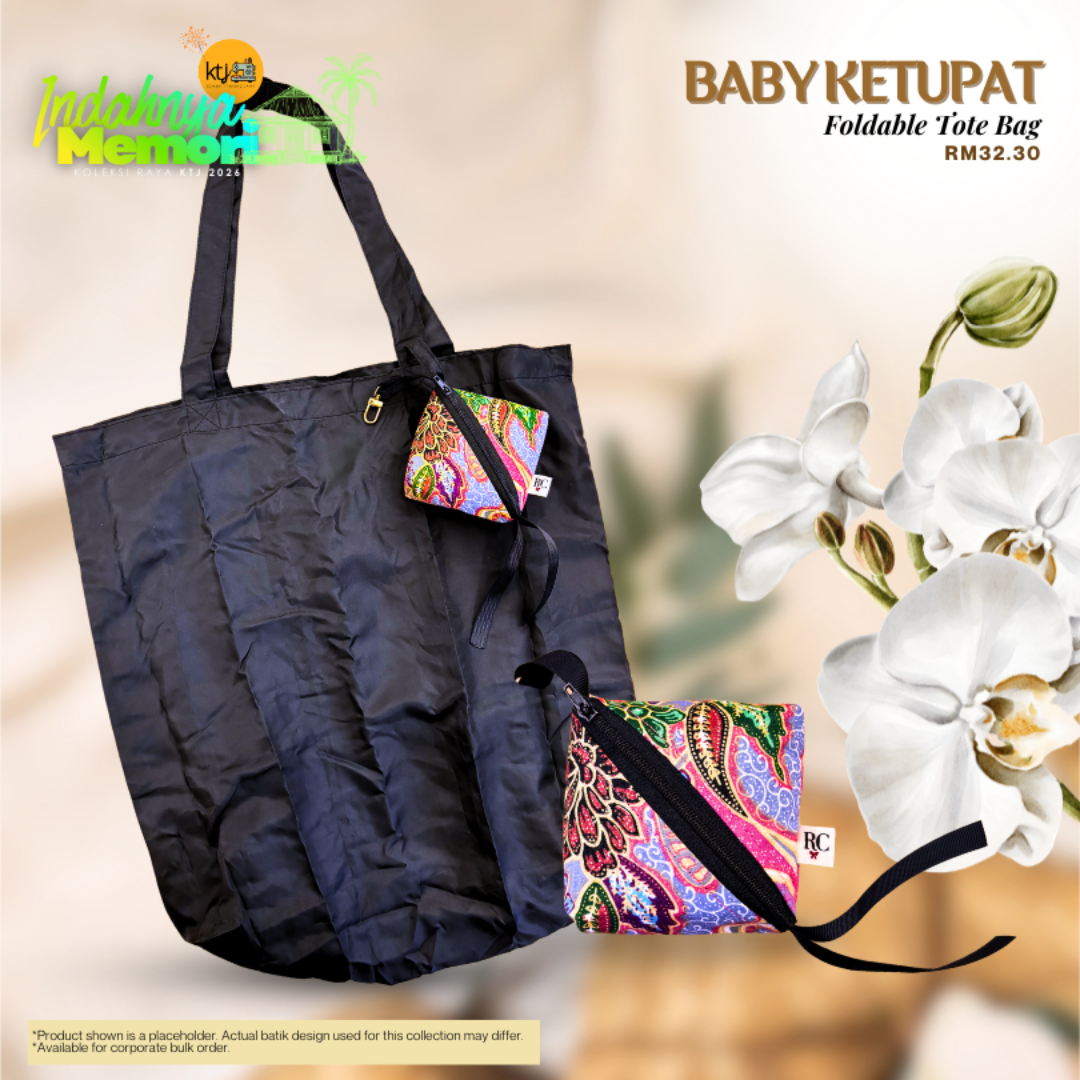 INDAHNYA MEMORI | Baby Ketupat Foldable Tote Bag