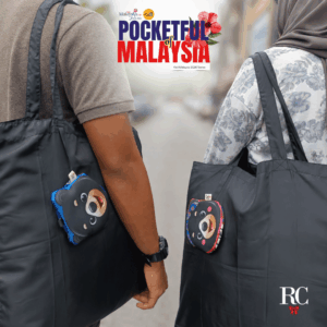 VM2026 Series: Pocketful of Malaysia Collection | Wira & Manja Foldable Tote Bag