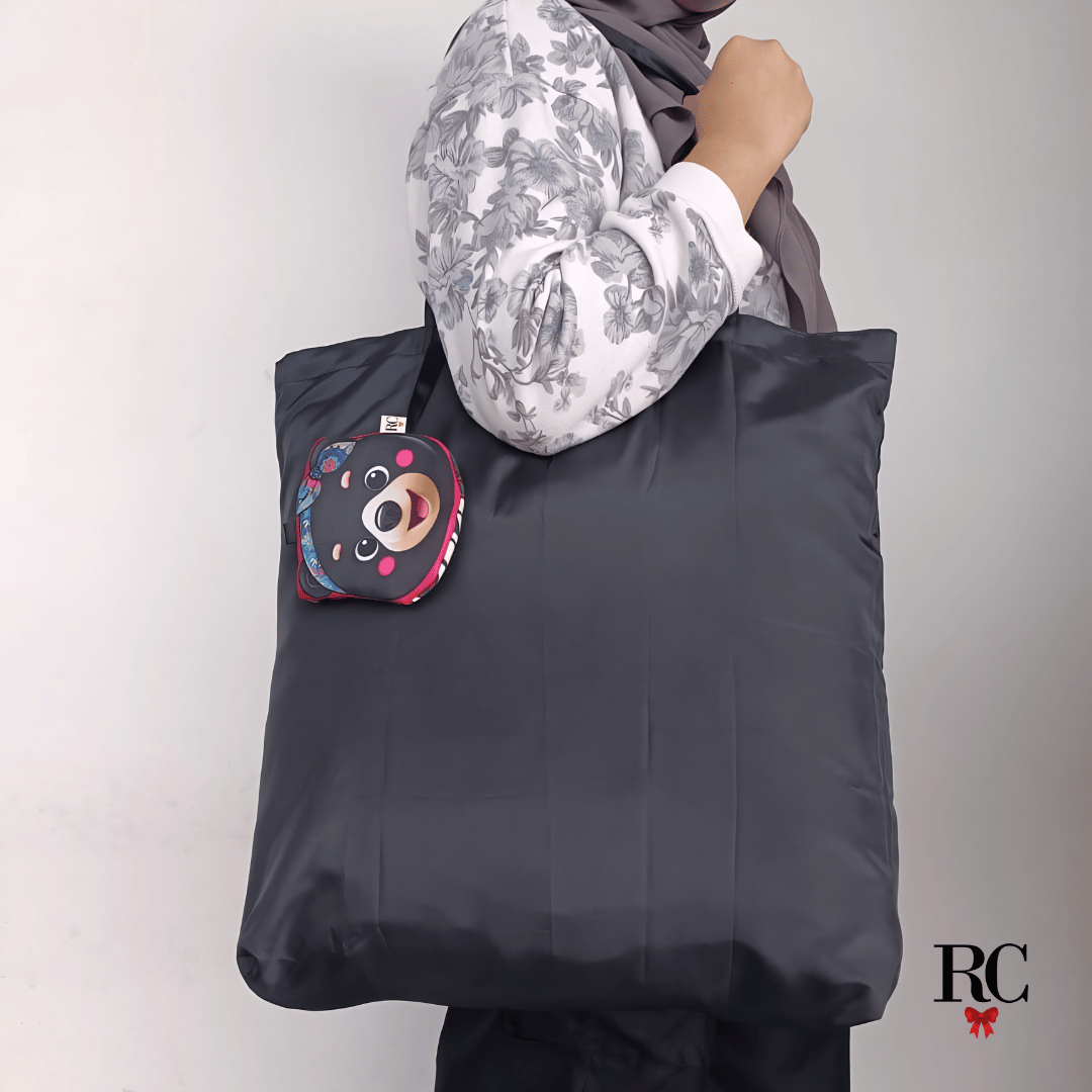 VM2026 Series: Pocketful of Malaysia Collection | Wira & Manja Foldable Tote Bag - Image 3