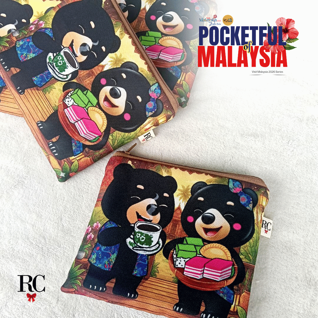 VM2026 Series: Pocketful of Malaysia Collection | Wira & Manja with Kopitiam Zipper Pouch